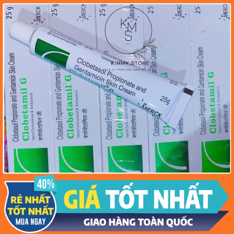 lẻ tuýp clobetamil G màu trắng