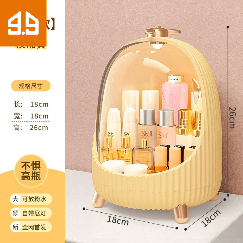 Kệ trang điểm đa năng hộp đựng mỹ phẩm cao cấp nhập khẩu có đèn LED