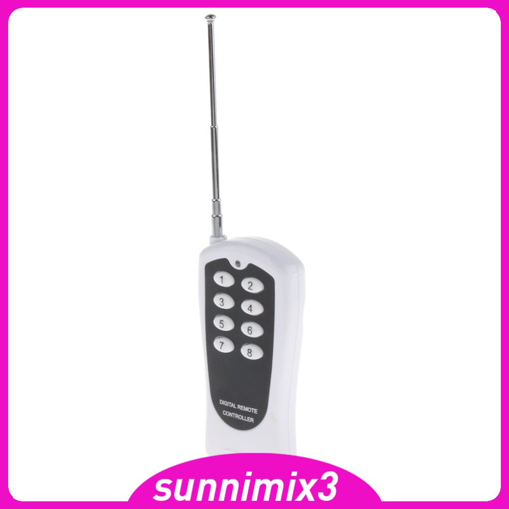 CHANNEL Bộ Điều Khiển Từ Xa 2x 1000m 8 Kênh 433mhz Rf