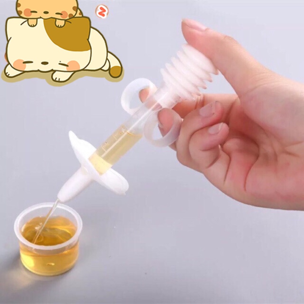 Dụng cụ bón sữa, bón thuốc cho bé dạng xilanh tiện lợi sử dụng nhiều lần dung tích 5ml