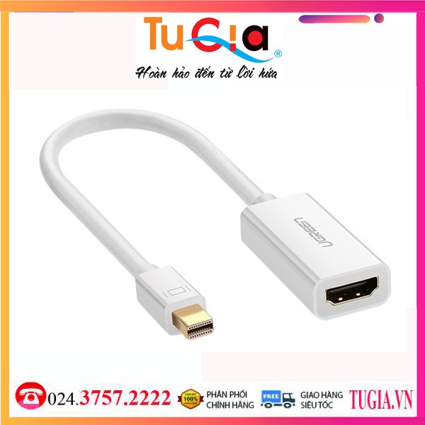 Cáp Mini displayport to HDMI Ugreen 10460-Hàng Chính Hãng