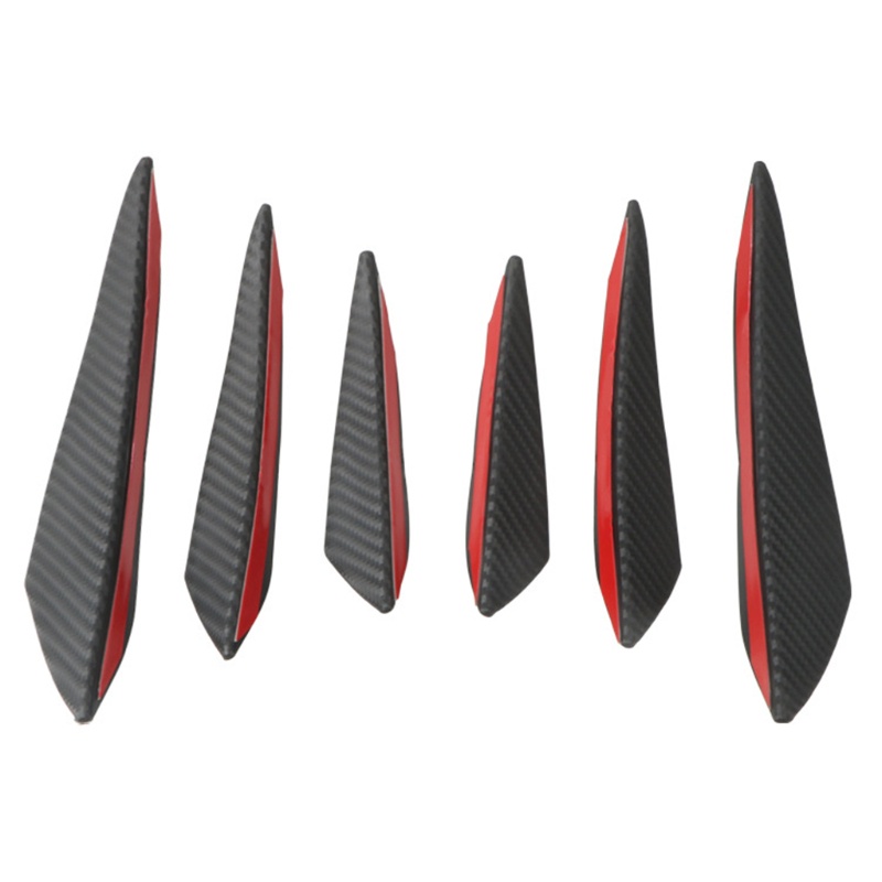 Set 6 Phụ Kiện Trang Trí Cản Trước Xe Ô Tô