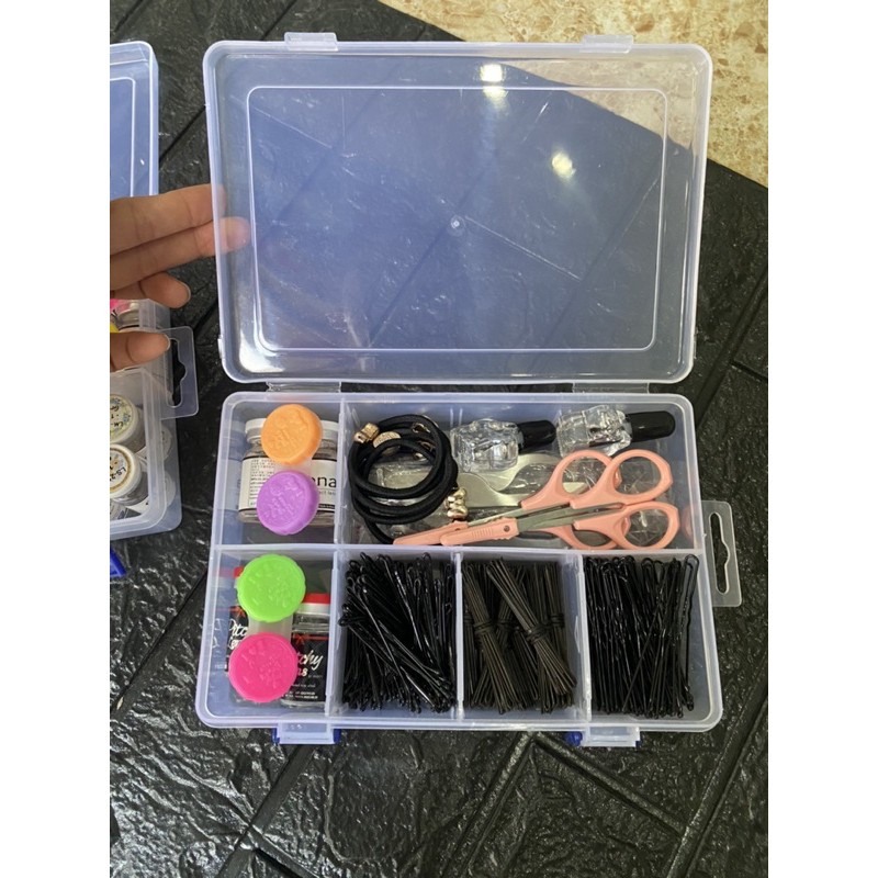 Hộp Chia Gim ( lens , nhíp .. )