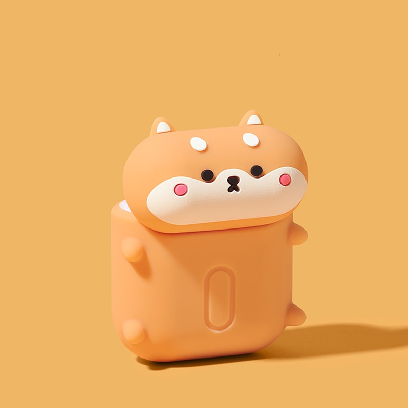 Lilyrose Store Japan Corgi Dog For Airpods 1 2 Case Silicone Earphone Bluetooth Wireless Protective Cover For AirPods Pro  Shell Comfort