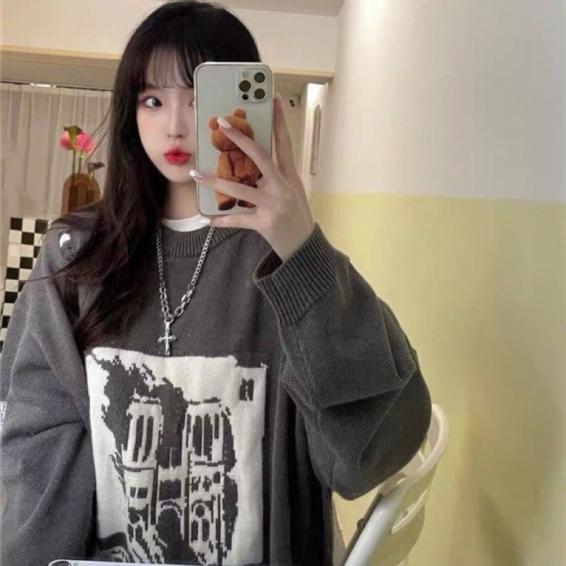 Áo len form unisex hàng chuẩn order china