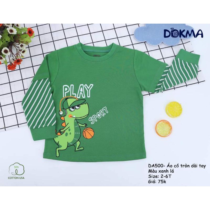 Áo dài mỏng Dokma bé trai, bé gái