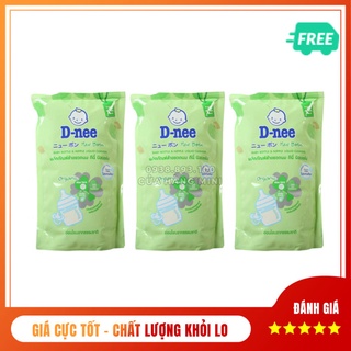Combo 3 túi nước rửa bình sữa dnee túi - 550ml/túi