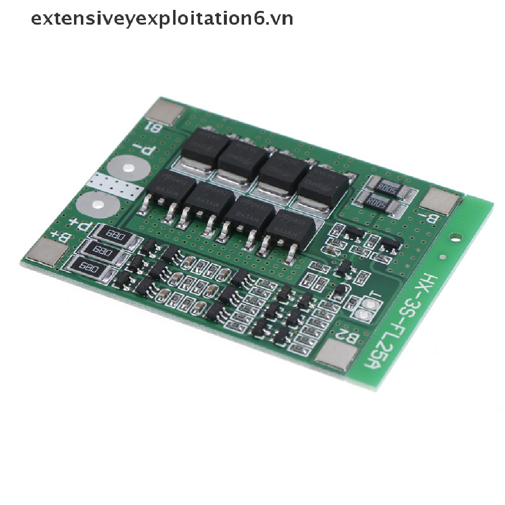 Bảng Mạch Cân Bằng Pin Lithium PCB 18650 Li-ion / E6VN / 3S 25A 12V 11.1V 12.6V