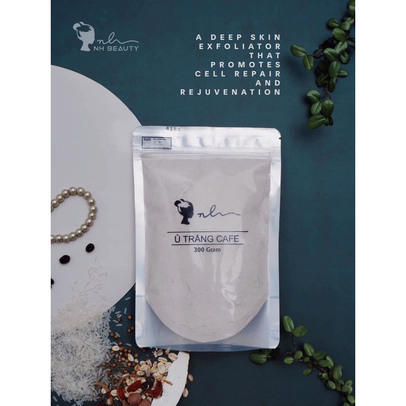 Bột ủ trắng Cafe 🎁cọ + que + băng đô | BigBuy360 - bigbuy360.vn