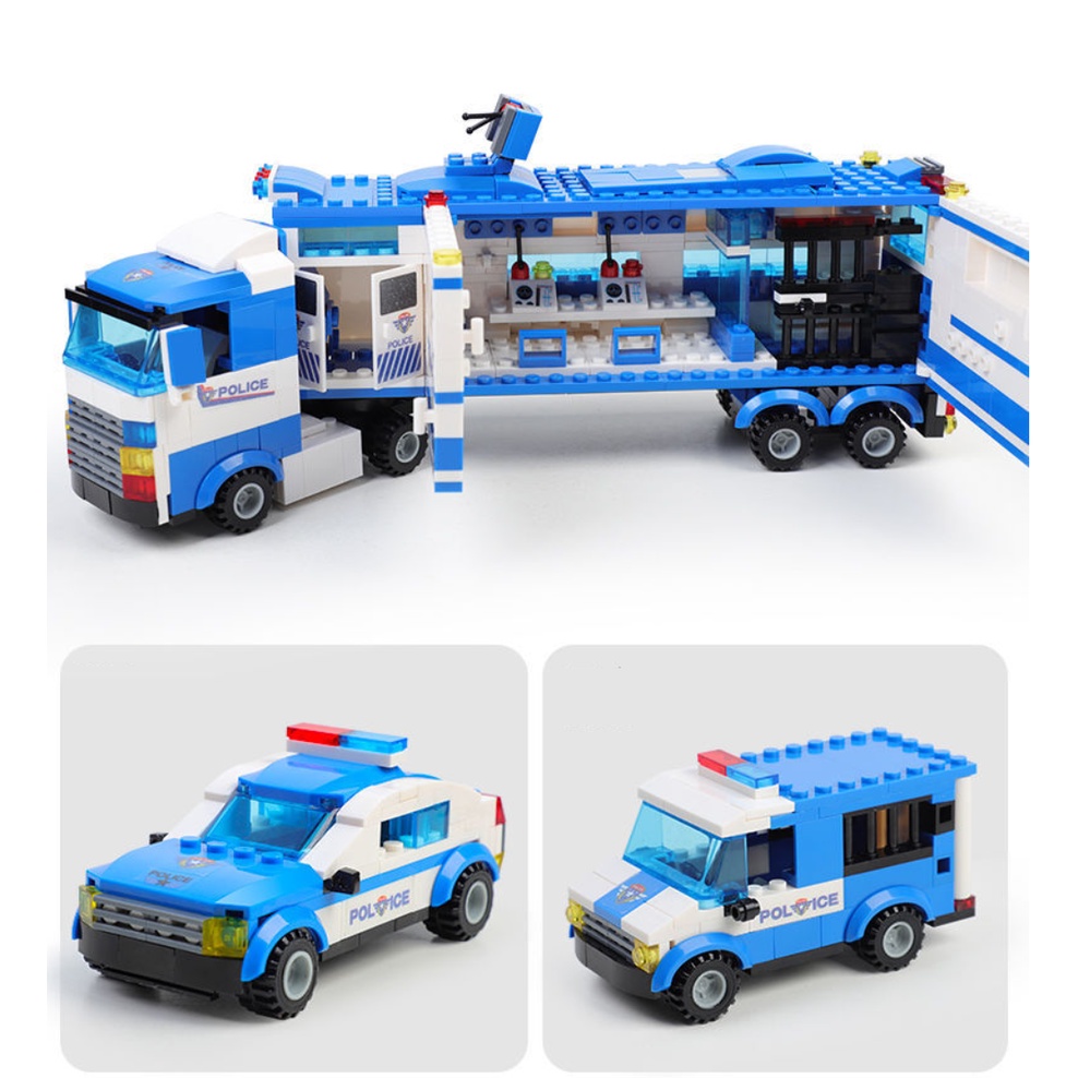 LEGO OTO 1115 Mảnh - 25 Tạo Hình - Bộ Đồ Chơi Lắp Ghép Lego Cảnh Sát