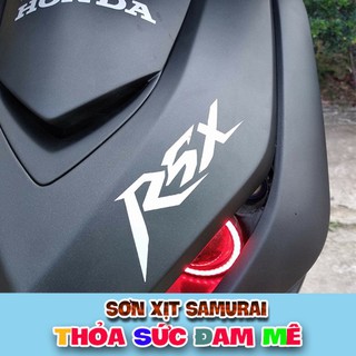 Combo sơn Samurai sơn xe máy màu đen nhám 109A