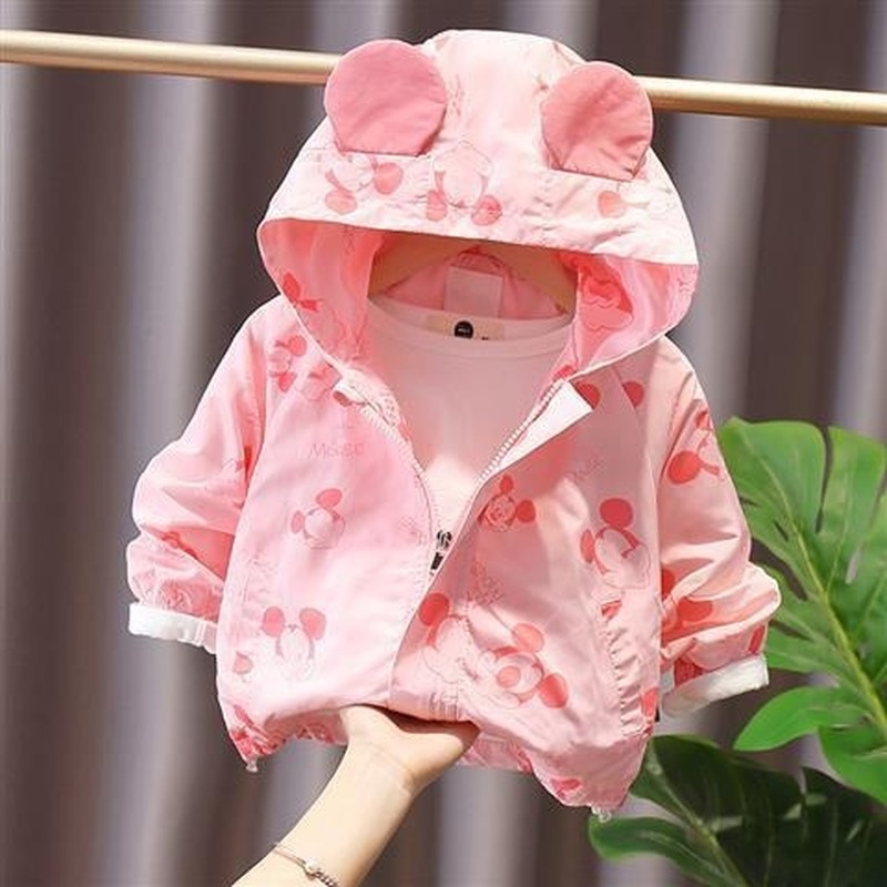 Áo khoác hoodie kiểu hoạt hình Hàn Quốc đáng yêu cho bé