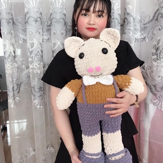 Len To đan móc chăn, thảm, thú bông