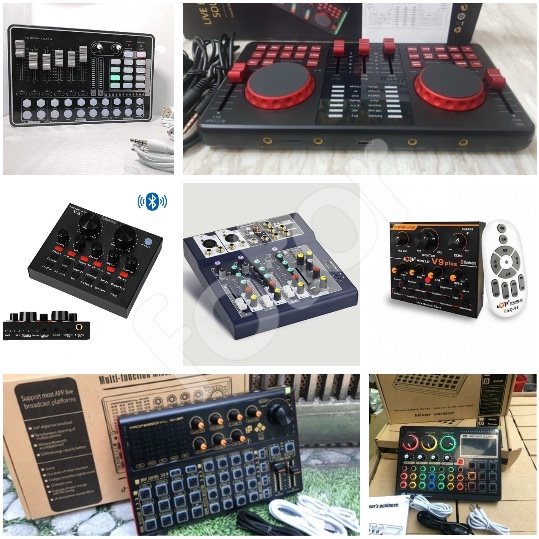 BỘ SOUNDCARD THU ÂM V8, V9 PLUS, F4, DJ, H9, SK300, MTMAX K10-2022, X6 MINI CAO CẤP