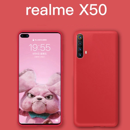 Ốp điện thoại cặp đôi silicon mềm màu kẹo chống sốc cho Realme X50 XT X2 Pro Realme X