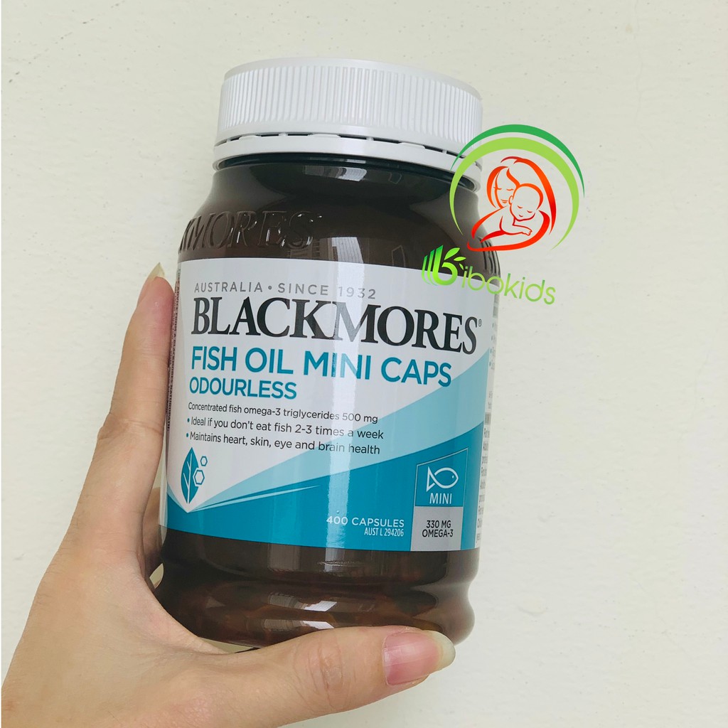 Dầu Cá Không Mùi Blackmores Odourless Fish Oil 1000 Mini Capsules, 400 viên