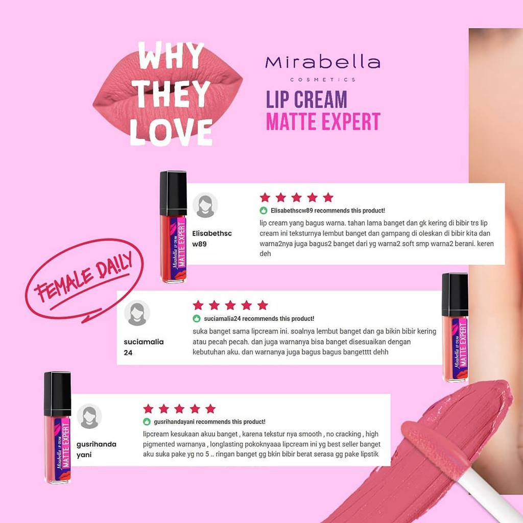 (hàng Mới Về) Son Kem Lì Nice Mirabella Lâu Trôi 8 Màu Tùy Chọn | BigBuy360 - bigbuy360.vn
