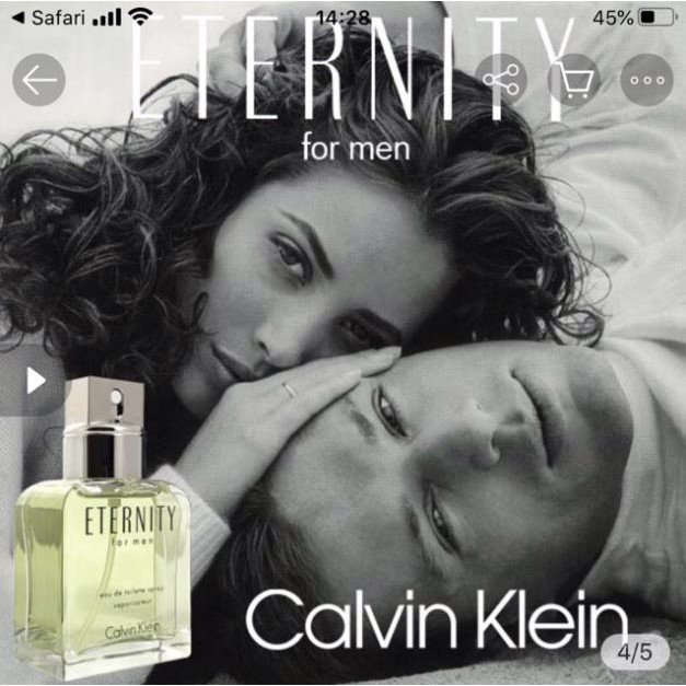 Chuẩn auth nước hoa nam Eternity Của hãng Calvin Klein 100ml