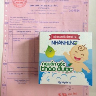 Bột pha nước tắm trẻ em Nhân Hưng