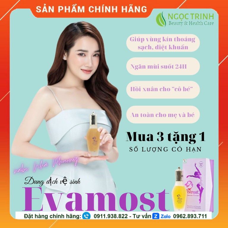 EVAMOST - Dung dịch rửa vệ sinh Evamost - Nước rửa phụ khoa Evamost | BigBuy360 - bigbuy360.vn