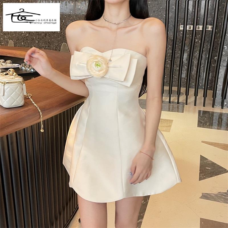 Đầm Ngắn Dáng Chữ a Họa Tiết Hoa Thời Trang Mùa Hè Cho Nữ