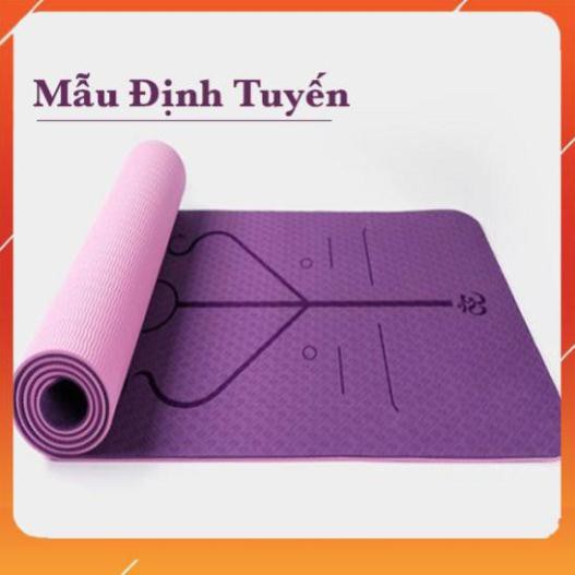 Thảm tập YOGA Định Tuyến_thảm tập GYM TPE 2 lớp siêu bền 6mm hangtienichthongminh