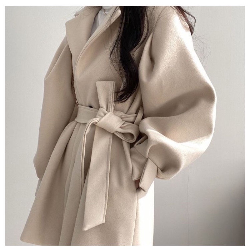 A04 Khoác Dạ Thắt Nơ