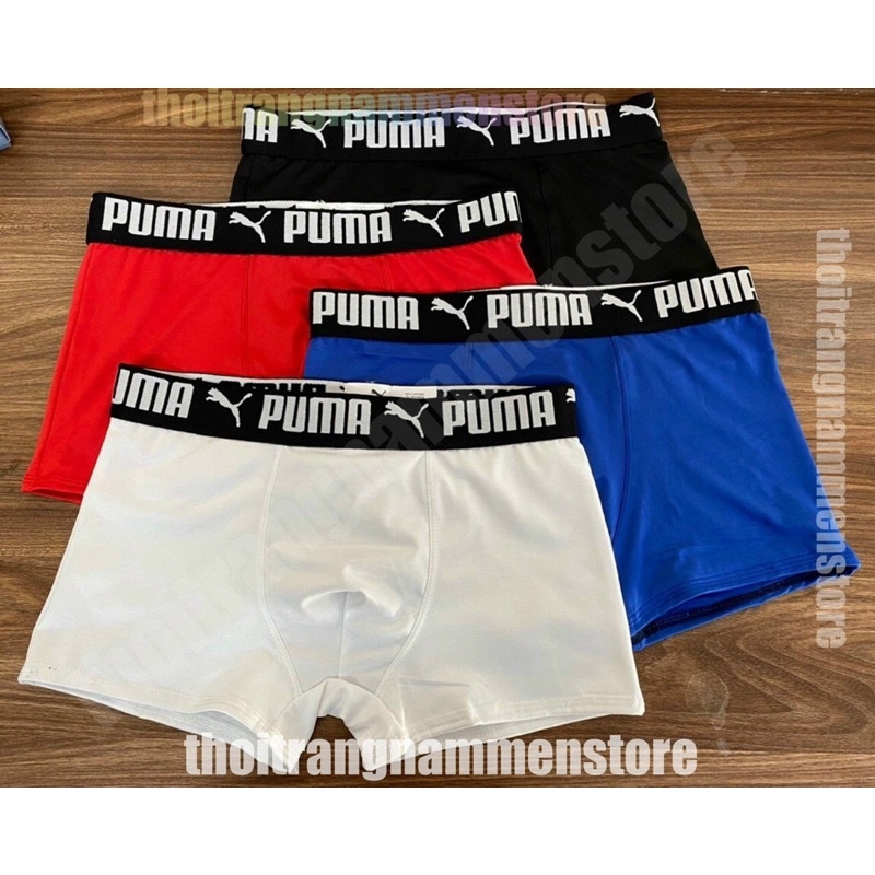 {giá sỉ} Quần sip boxer nam P.U.M.A chất vải thun lạnh,ko nhăn,ko xù,ko bay màu, co giãn 4 chiều,thoáng mát