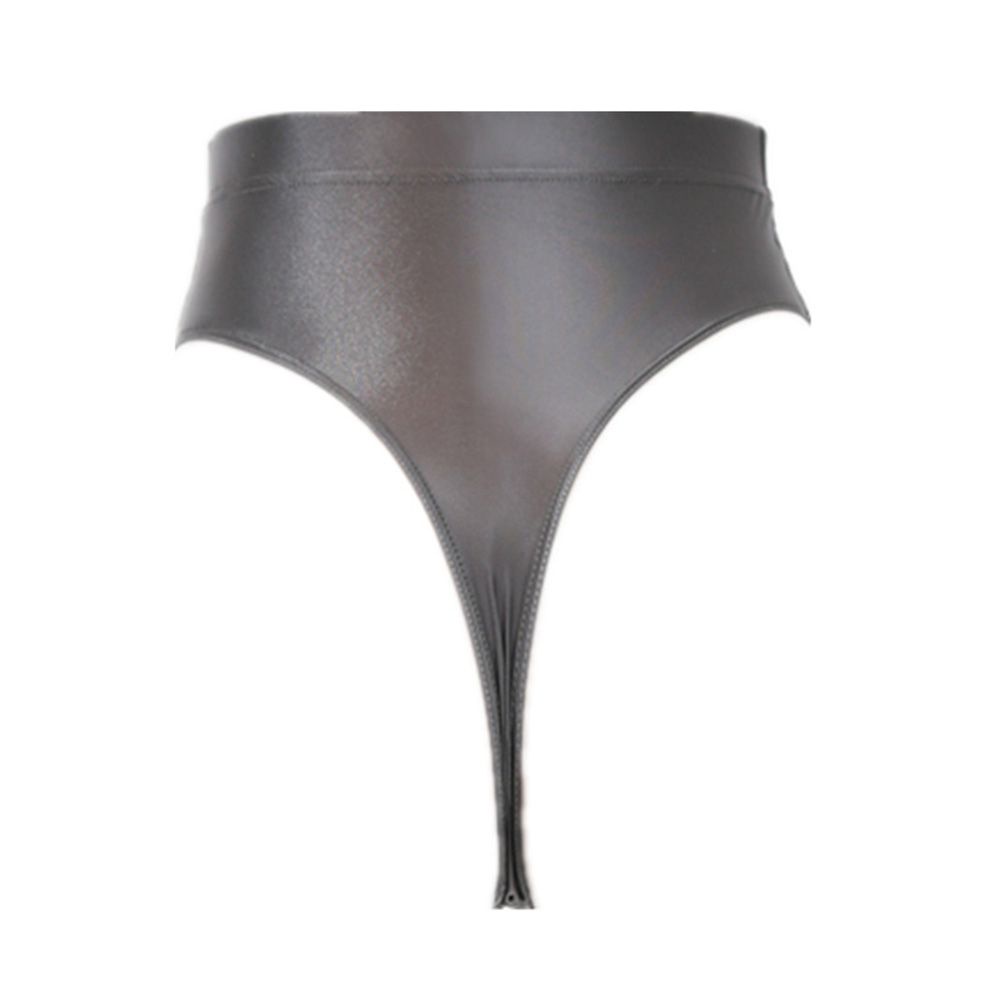 Quần lót lọt khe bằng satin siêu mỏng lưng cao co giãn có size lớn quyến rũ cho nữ