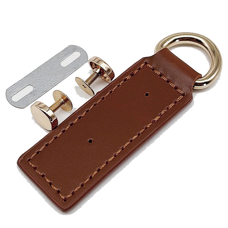 Khóa Chữ D Bằng Da PU Dùng Thay Thế Cho Túi Xách DIY