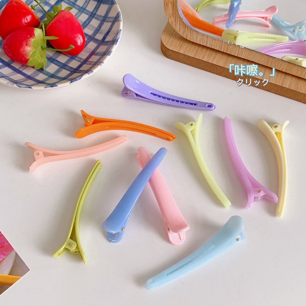 Set 10 Kẹp Tóc Mỏ Vịt Màu Sắc Ngọt Ngào Thời Trang