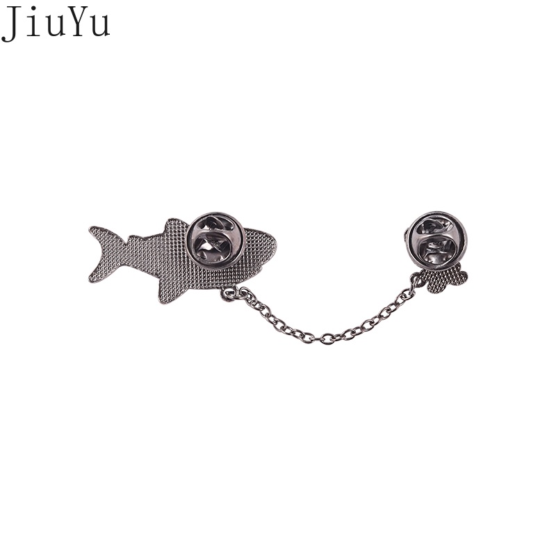 Ghim Cài Áo Hình Khủng Long / Cá Mập / Chim Tua Rua Tráng Men Thời Trang Cho Nam Và Nữ