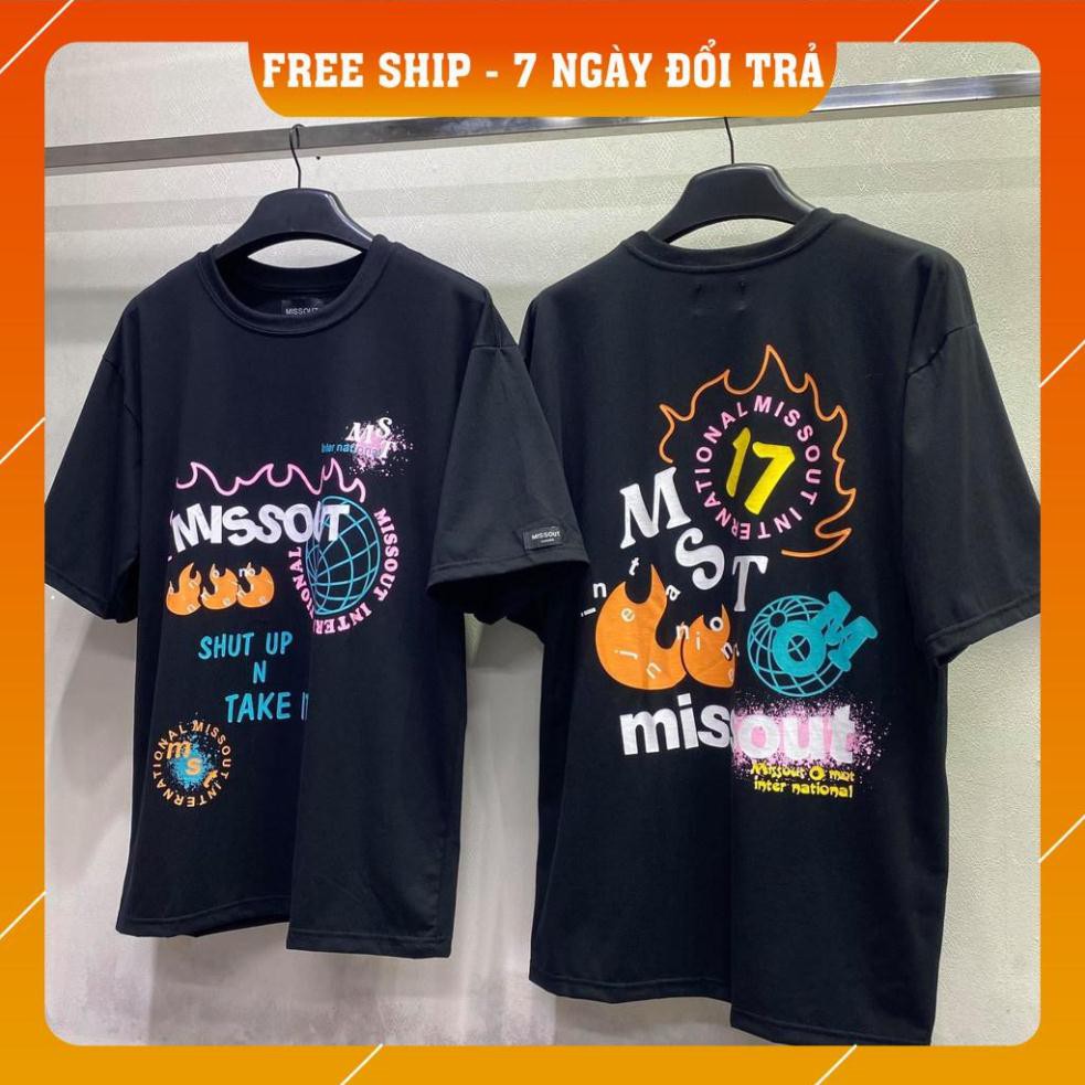 Áo thun tay lỡ form rộng nam nữ missout TEE MST SQUAD nam nữ Full Tag tay cổ | BigBuy360 - bigbuy360.vn