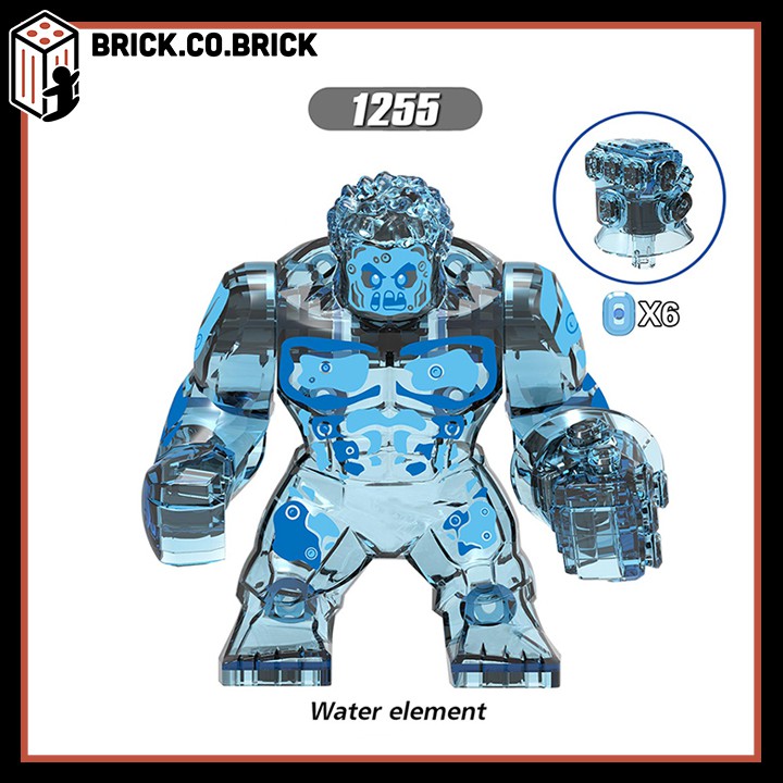 The Elementals Chúa Tể Nguyên Tố Spider Man Far From Home Đồ Chơi Lắp Ghép Xếp hình Bigfig X1255 X1258