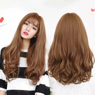 Tóc nguyên đầu xoăn dài