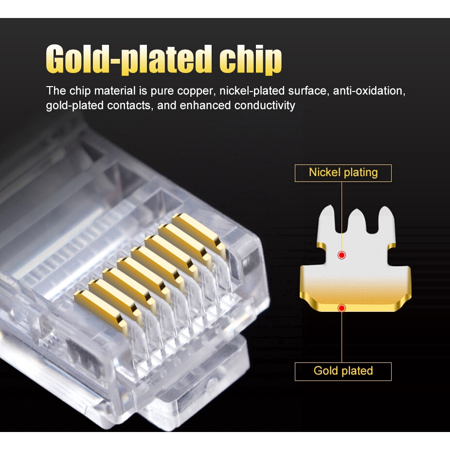 1 Đầu Nối Dây Cáp Mạng Cat5 Rj45