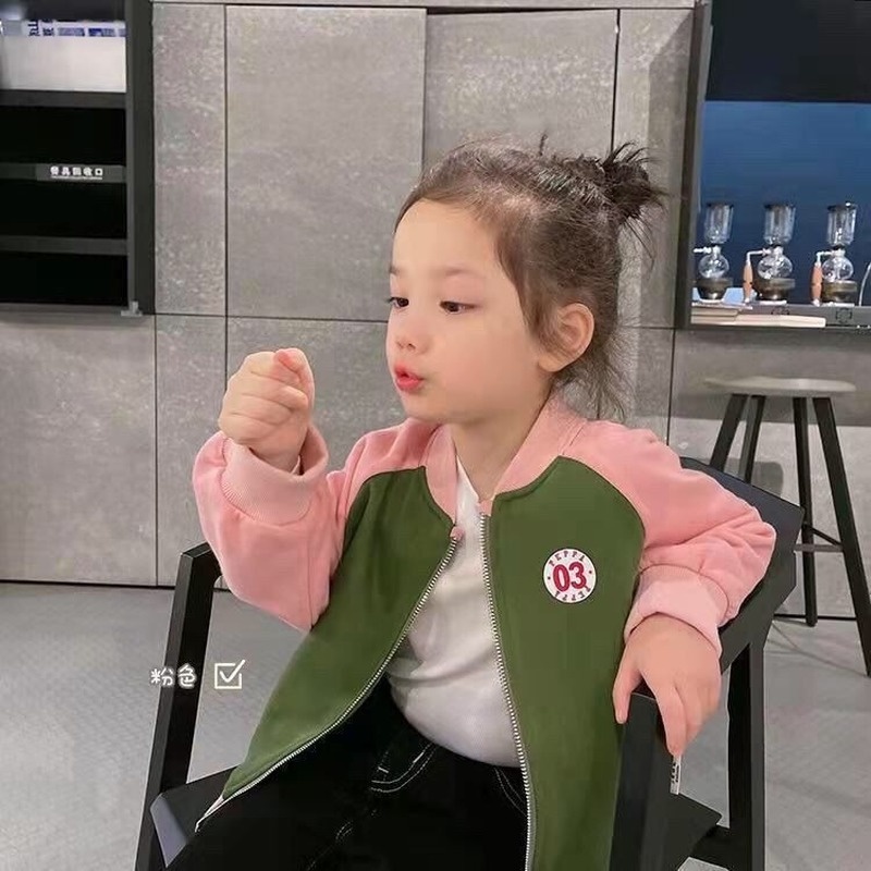 Áo khoác bóng chày mỏng in hoạt hình heo Peppa đáng yêu cho bé