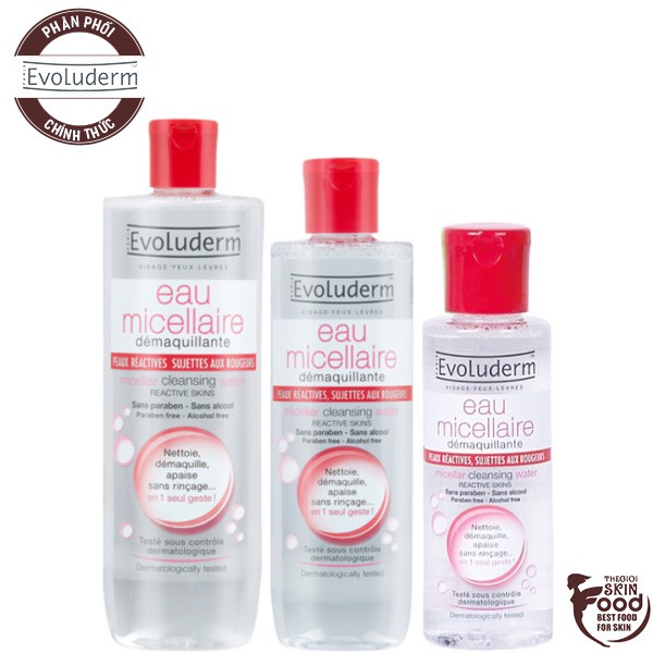 Nước Tẩy Trang Evoluderm Micellar Cleansing Water