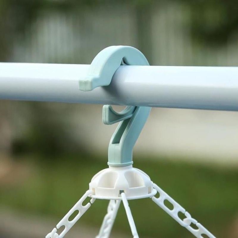 Móc chùm nhựa dây xích 32 kẹp phơi đồ tiện lợi