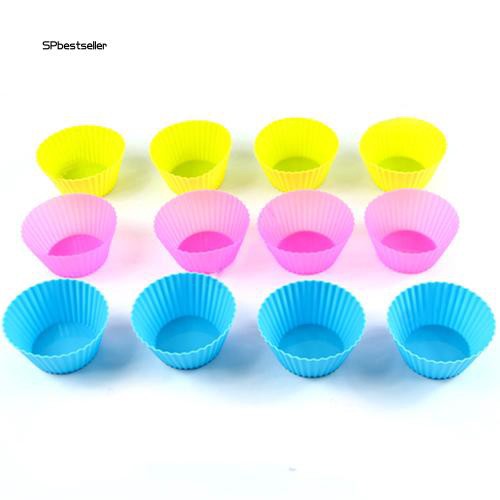 Set 12 đế lót dùng làm bánh muffin cupcake