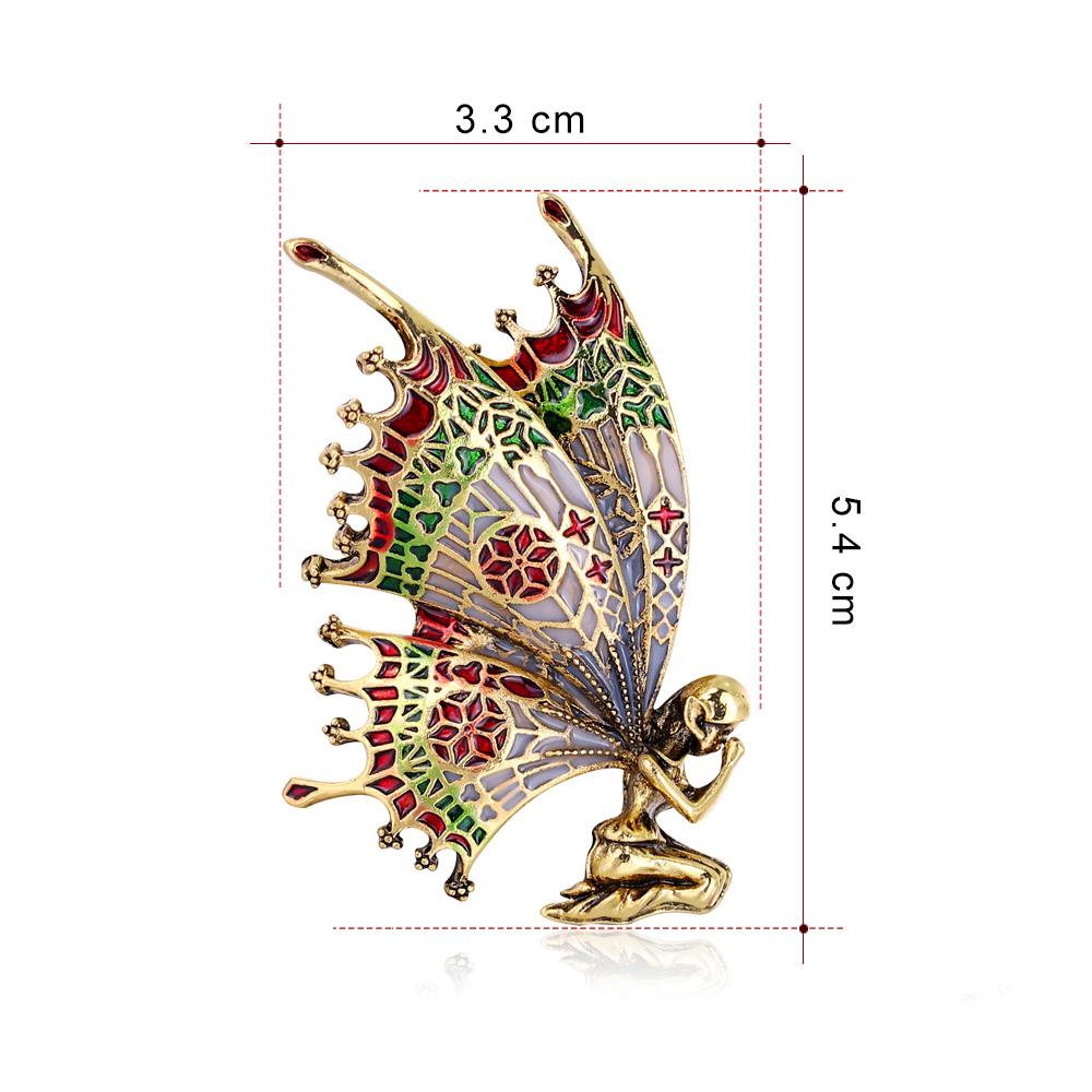 Trâm Cài Áo Hình Cánh Bướm Thời Trang Cho Nữ