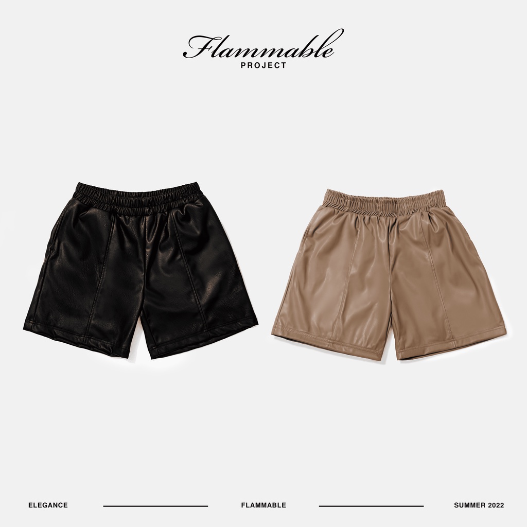 Quần short nam da dáng rộng lưng thun co giãn màu trơn cá tính - Dada short Flammable Elegance 🔥