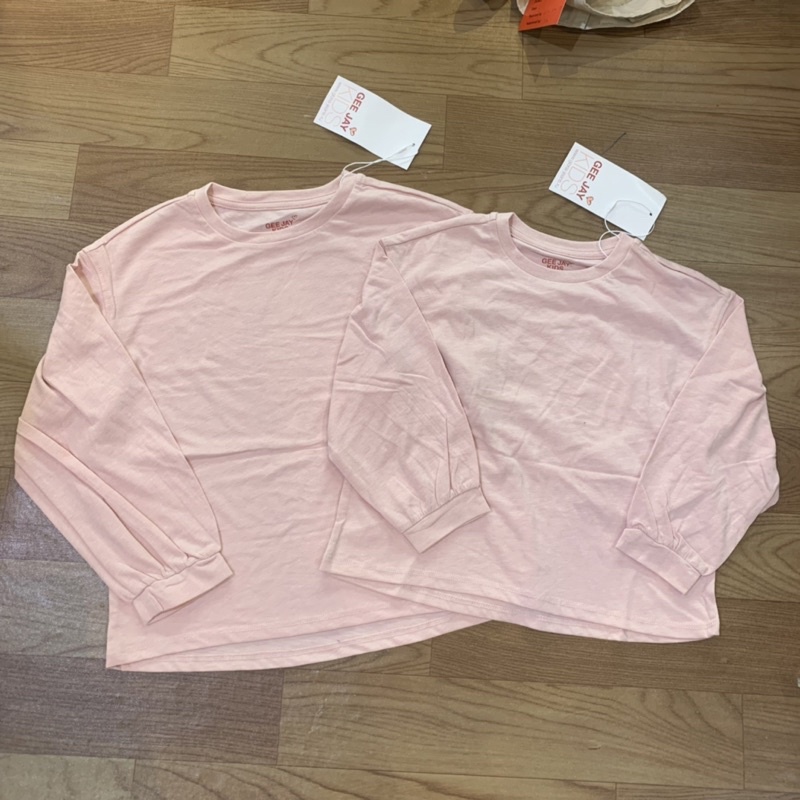 Áo cotton thu đông bé gái nhí dư xịn