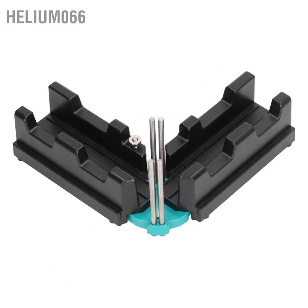 Helium066 Dụng cụ cắt góc Mitre 2 trong 1 ABS Màu đen có độ chính xác cao đo bền mài mòn