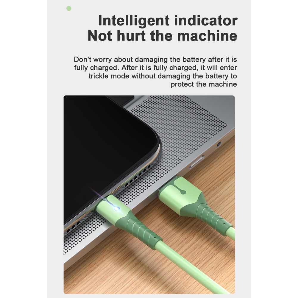 5A Sạc Nhanh Cáp Dữ Liệu Dòng Dữ Liệu Silicone Mềm Chất Lỏng Loại-C Cáp Sạc Nhanh Cho Android 1.5M