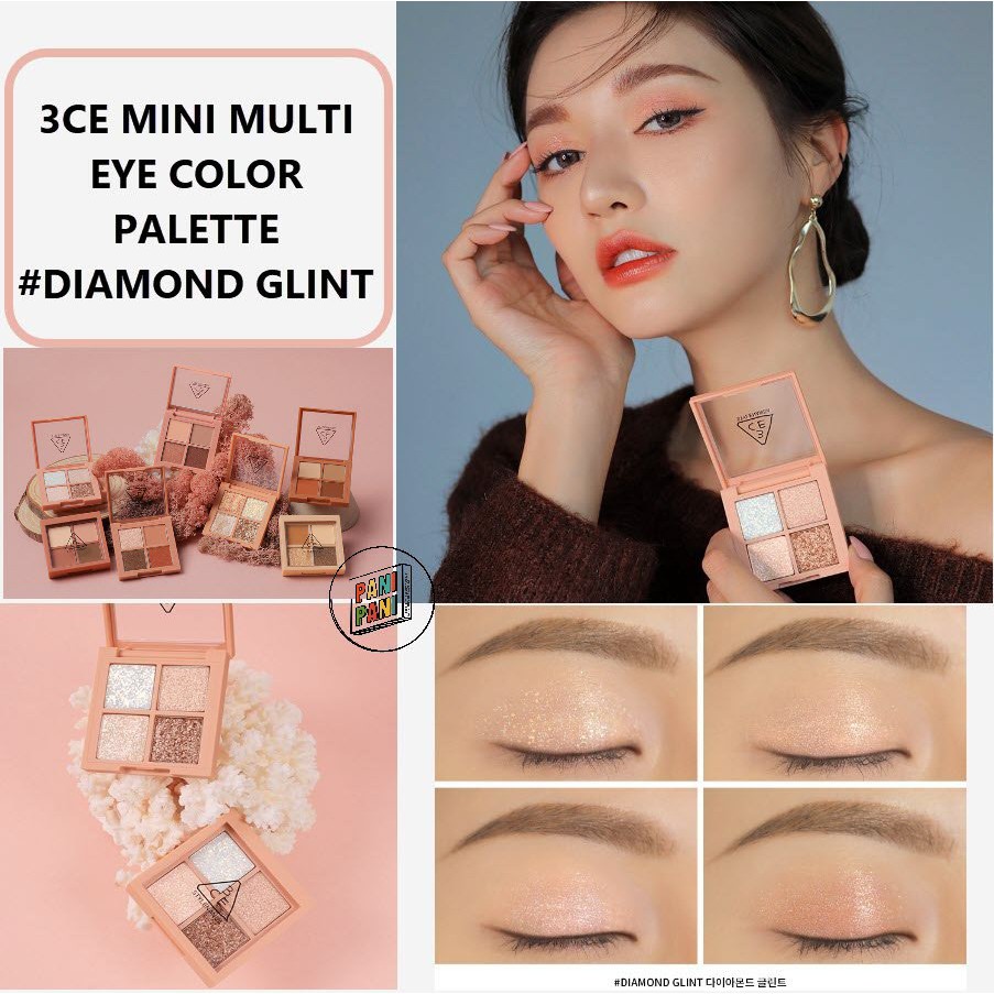 [100% AUTH] Bảng Phấn Mắt 4 Ô 3CE Mini Multi Eye Color Palette