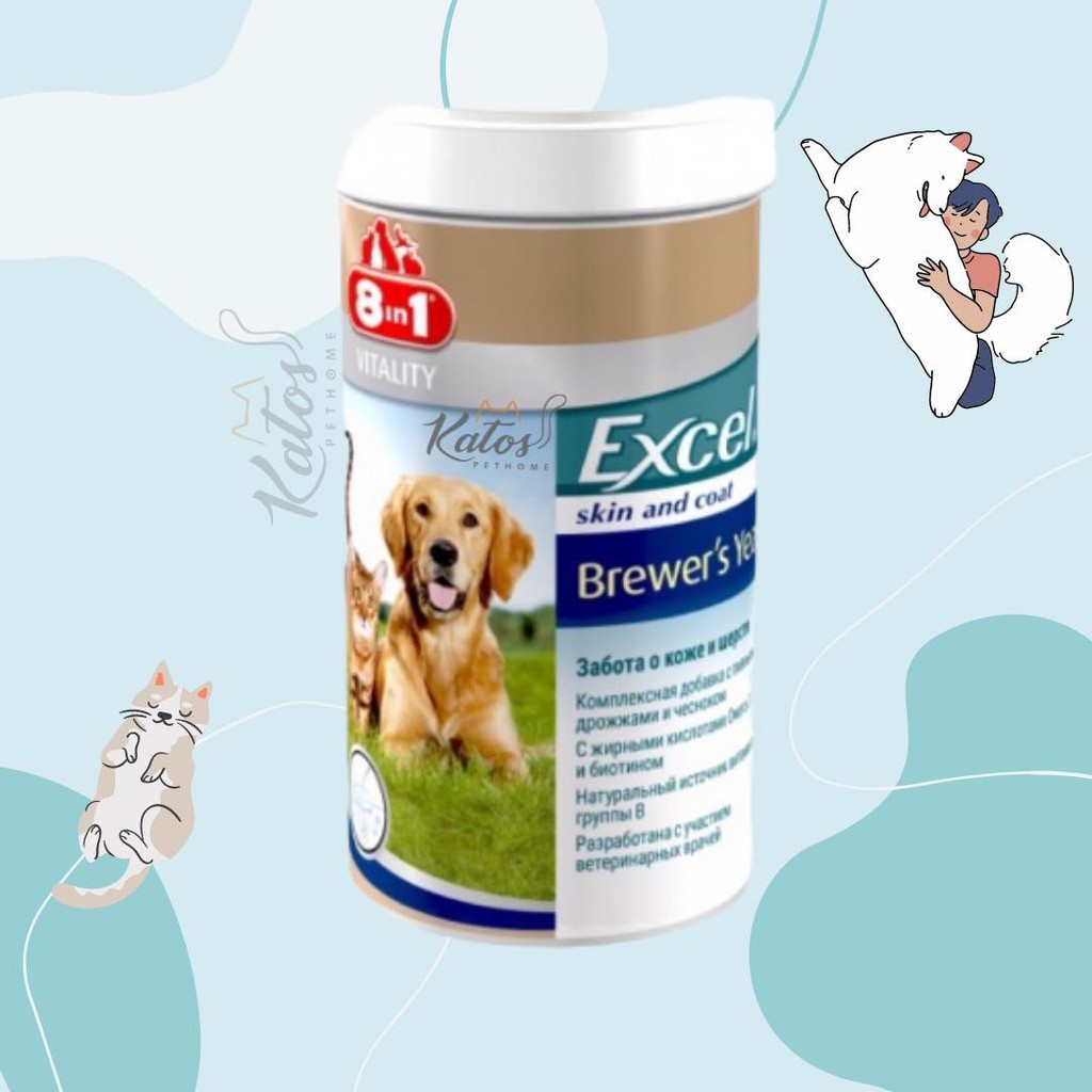 (SIÊU HOT) Viên dưỡng lông bổ sung vitamin Excel 8 in 1