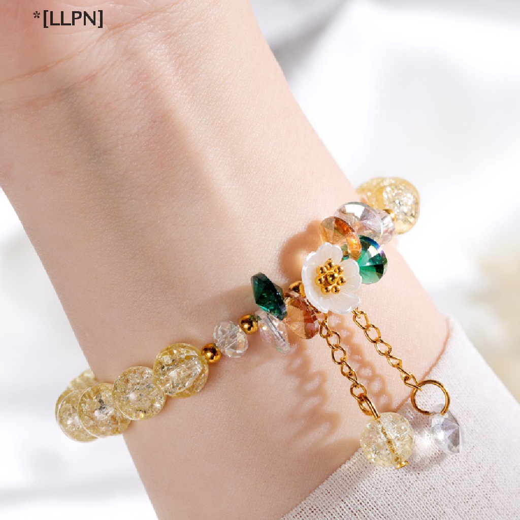 Vòng Tay Chuỗi Hạt Pha Lê Nhiều Màu Phong Cách Bohemian