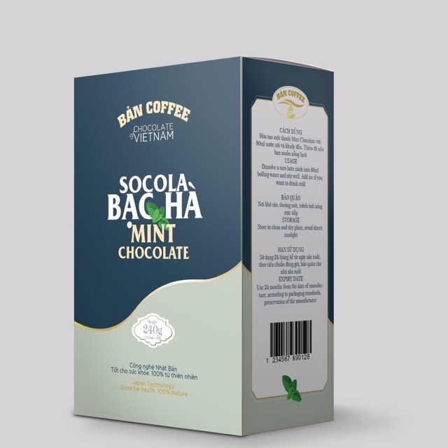 Chocolate vị bạc hà mát lạnh cho mùa hè