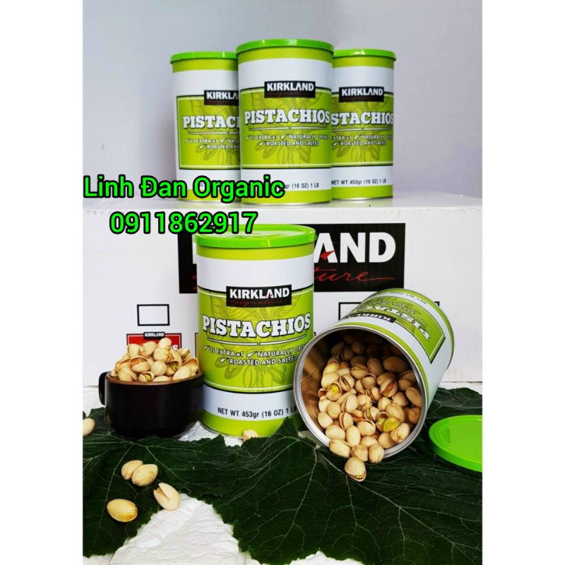 🌿Hạt Dẻ Cười Kirkland Mỹ 454gr Hàng Chuẩn 100% Không Tẩy, Không Hoá Chất